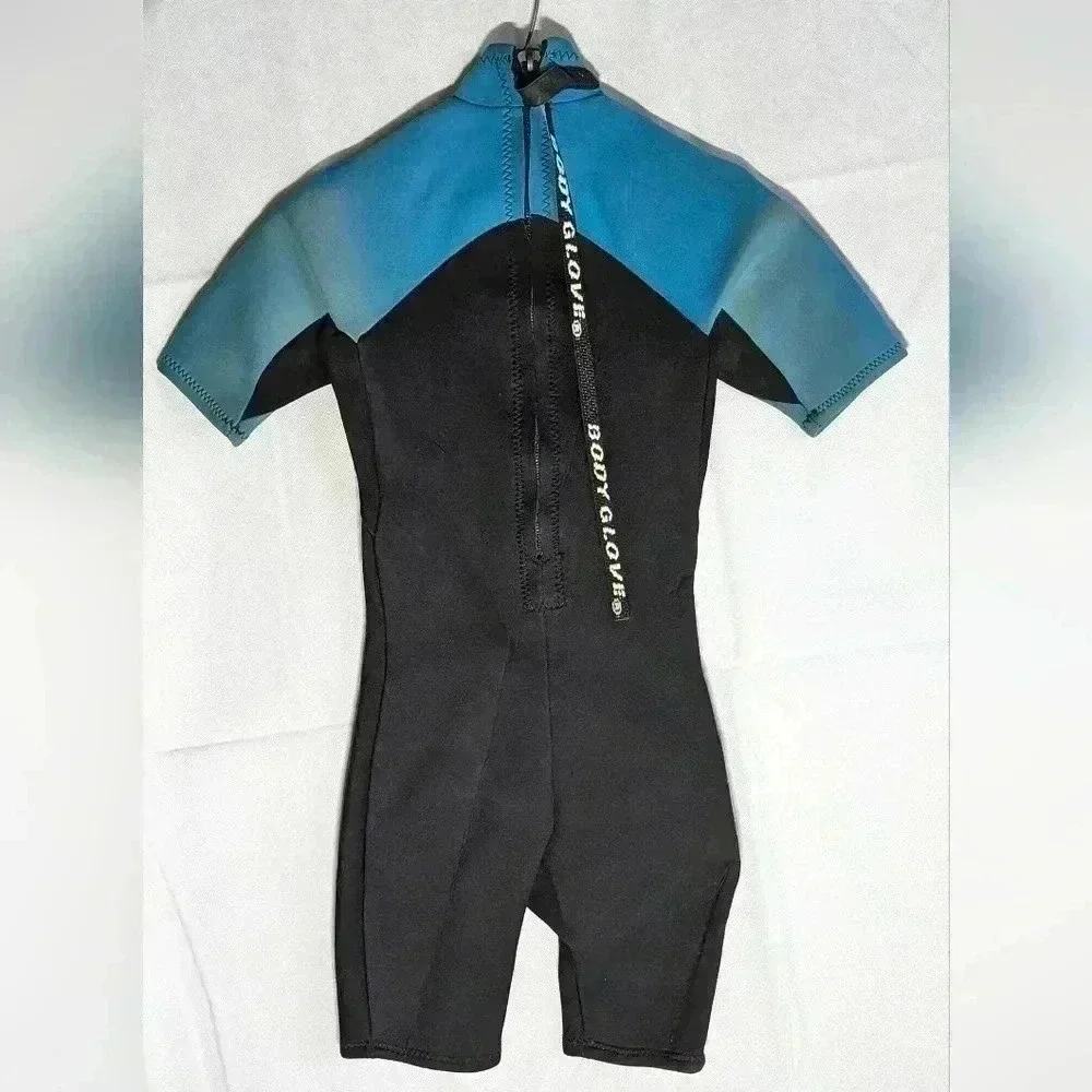 Wetsuit Body Glove Juniors Size 3X (12) Short Length Blue Black 2/1 mm